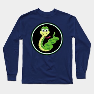 snake green one Long Sleeve T-Shirt